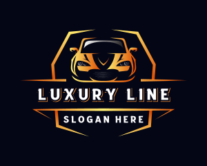 Luxury Car Driving logo design