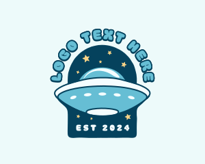 UFO Futuristic Spaceship logo