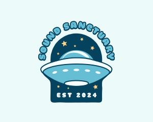 UFO Futuristic Spaceship Logo