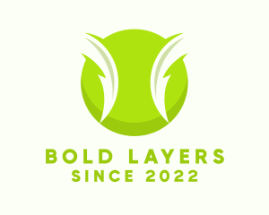 Electric Green Tennis Ball logo design