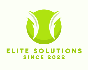 Electric Green Tennis Ball logo design