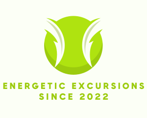 Electric Green Tennis Ball logo design