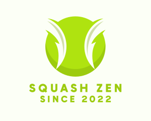 Electric Green Tennis Ball logo design