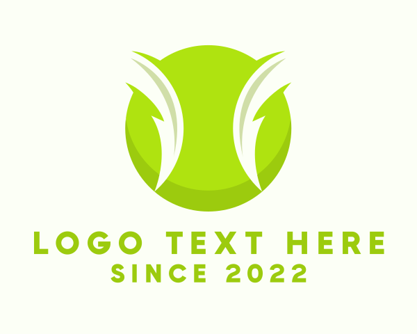 Electric Green Tennis Ball logo