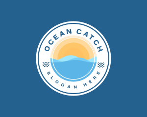 Beach Ocean Adventure logo design