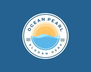 Beach Ocean Adventure logo design