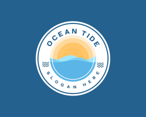 Beach Ocean Adventure logo design