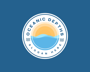 Beach Ocean Adventure logo design