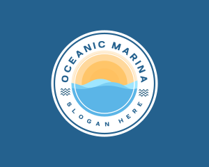 Beach Ocean Adventure logo design