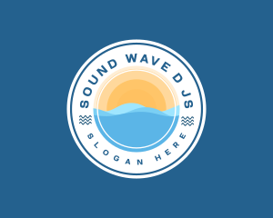 Beach Ocean Adventure logo design