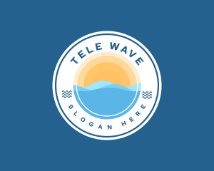 Beach Ocean Adventure logo design