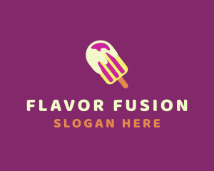 Ice Cream Popsicle logo design