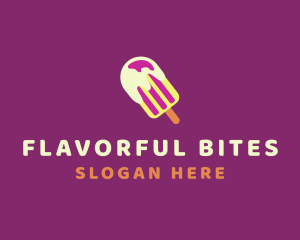 Ice Cream Popsicle logo design