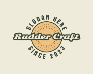 Retro Souvenir Store logo design