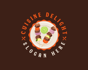 Kebab Plate Restaurant logo design