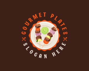 Kebab Plate Restaurant logo design