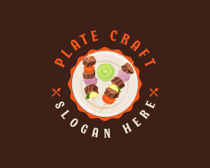 Kebab Plate Restaurant logo design