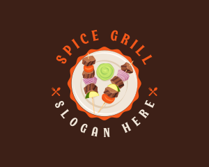 Kebab Plate Restaurant logo design