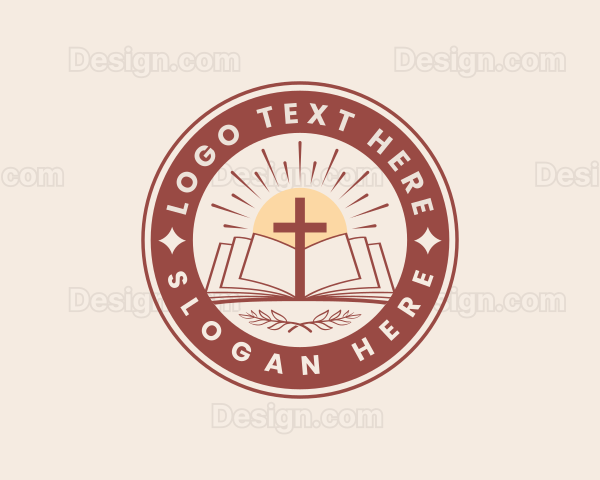 Cross Holy Bible Logo