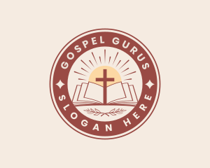 Cross Holy Bible logo