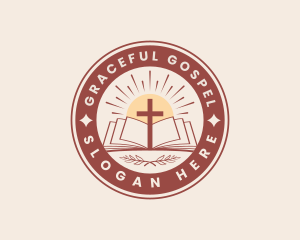 Cross Holy Bible logo
