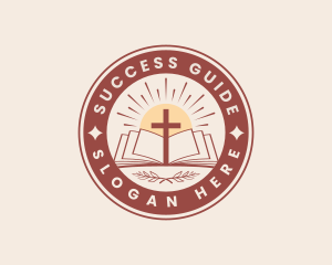 Cross Holy Bible logo