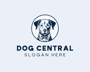 Vintage Puppy Dog logo design