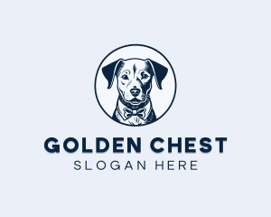 Vintage Puppy Dog logo design