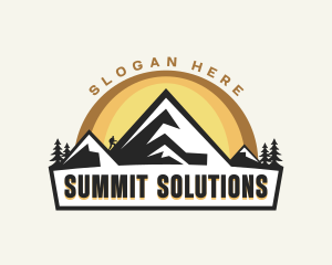 Forest Summit Adventure logo design