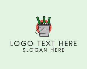 Alcohol Beer Bucket  logo