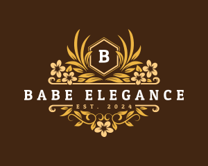 Floral  Organic Boutique logo design