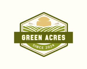 Lawn Field Agriculture logo design