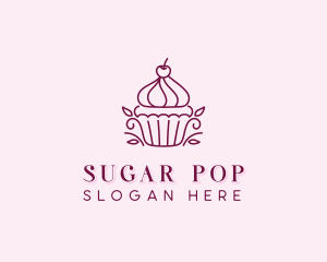 Cupcake Dessert Bakery logo design