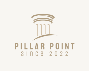 Greek Roman Pillar Column logo