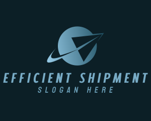 Plane Courier Logistics logo design