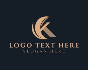 Generic Swoosh Letter K Logo