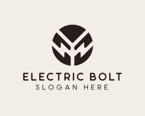 Lightning Flash Electrician logo