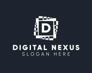 Digital Pixel Media  logo design