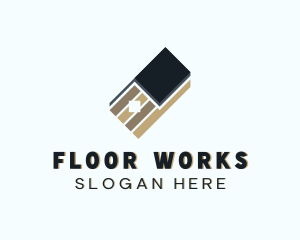 Flooring Tile Parquet logo design