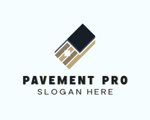 Flooring Tile Parquet logo design