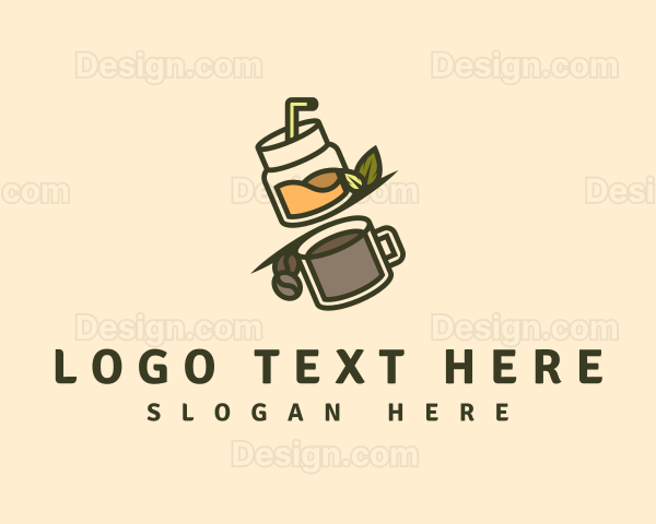 Coffee Juice Drink Bar Logo