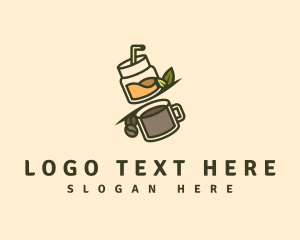 Coffee Juice Drink Bar Logo