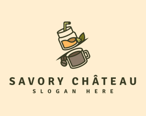 Coffee Juice Drink Bar logo design