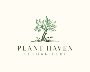 Plant Tree Farm logo design