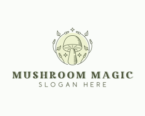 Mushroom Garden Shrooms logo design