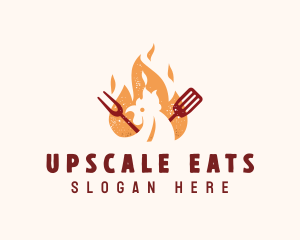 Grill Chicken Restaurant  logo design