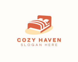 Bed Furniture Bedroom logo design