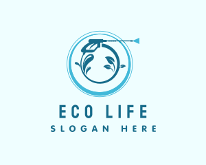 Eco Water Pressure Washer logo design