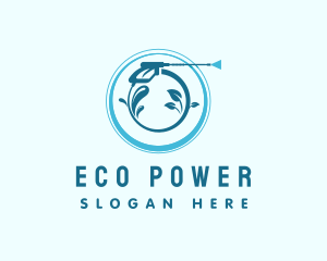 Eco Water Pressure Washer logo design