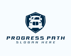 Truck Shield Logistics logo design